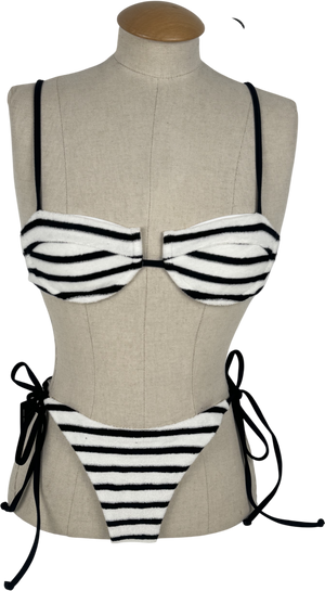 Aria Cove White Cadie Bikini Set UK XS