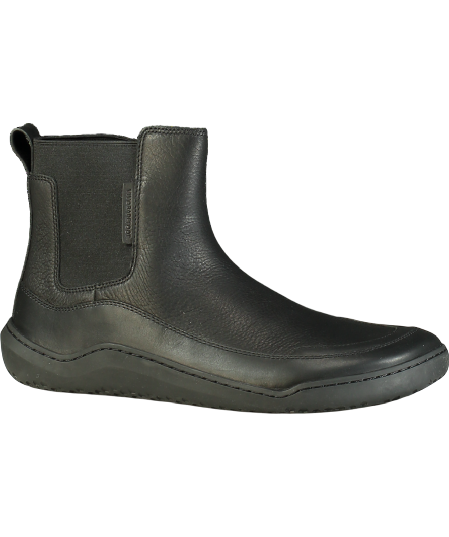 Vivo Barefoot Black Gobi Chelsea Boots UK 9 EU 43 👞