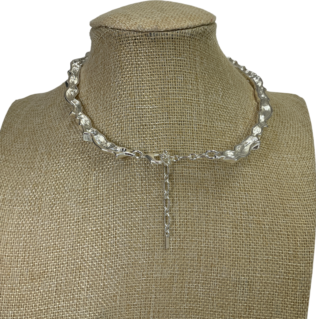 pilgrim Metallic Sunset Necklace Silver-plated