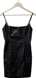 White Fox Black Mini Dress UK L