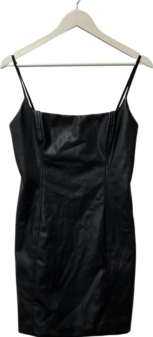 White Fox Black Mini Dress UK L