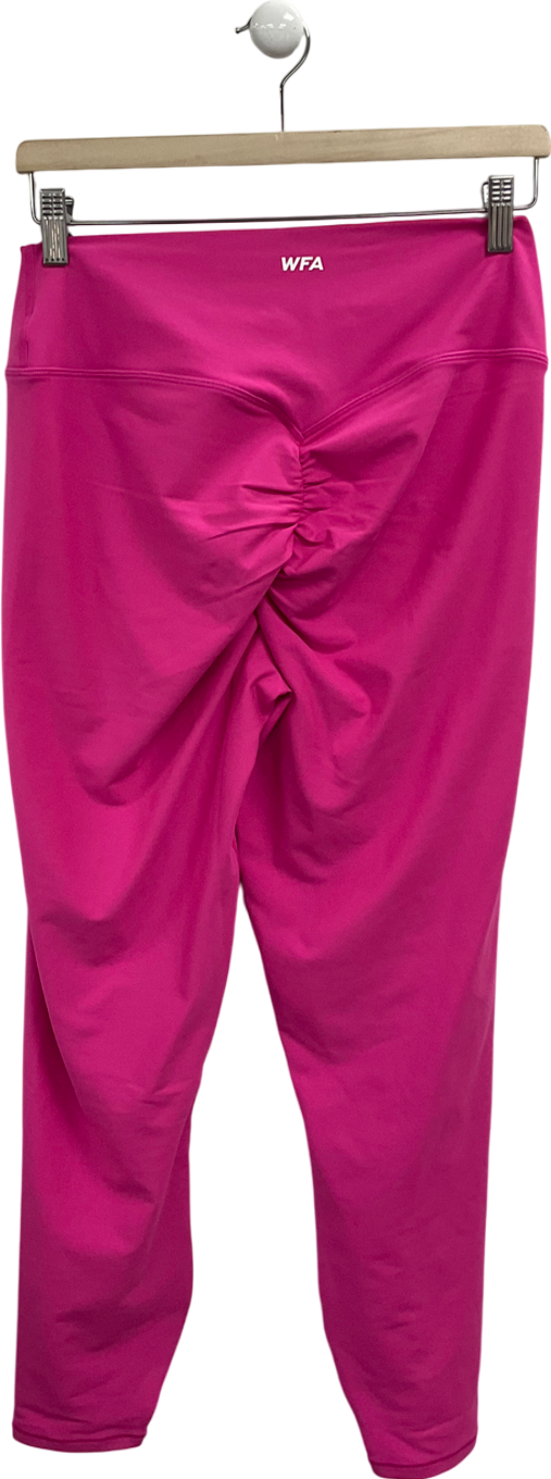 White Fox Pink Intensity Scrunch Leggings Bubblegum UK XL