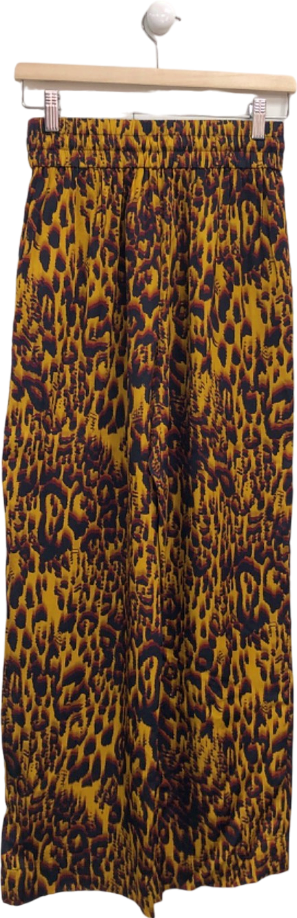 AllSaints Leopard Print Trousers XS