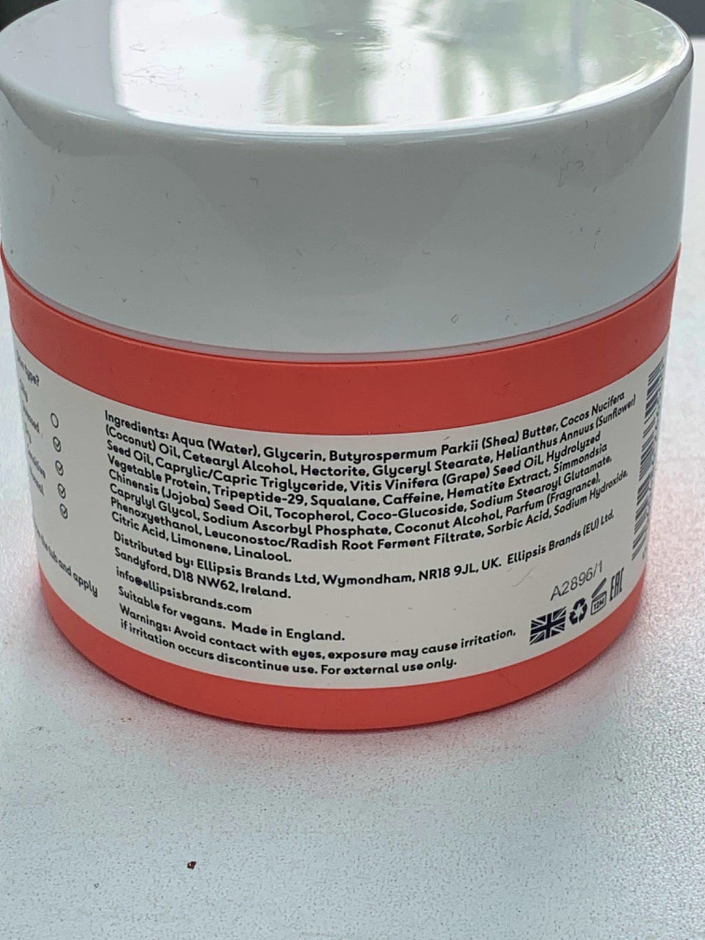 Q+A Collagen Body Butter Golden Pear + Grape Scent 200ml