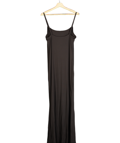 TALA Brown 365 Sculpt Camisole-strap Stretch-jersey Maxi Dress UK XL