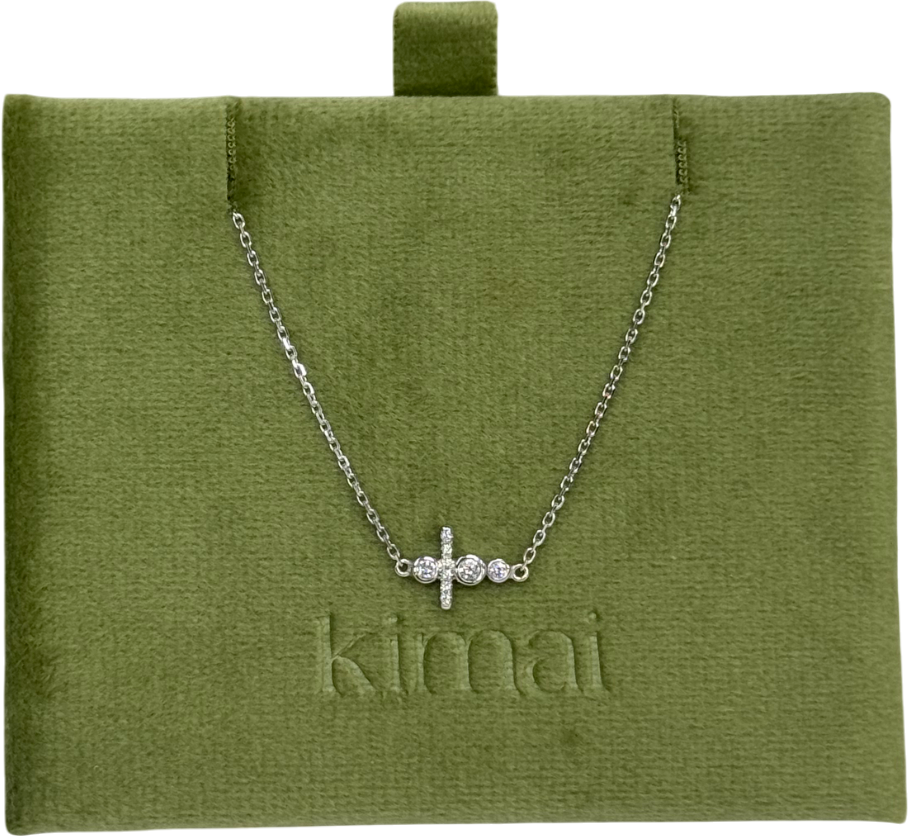 Kimai 14k white gold and lab grown Diamond Bracelet One Size