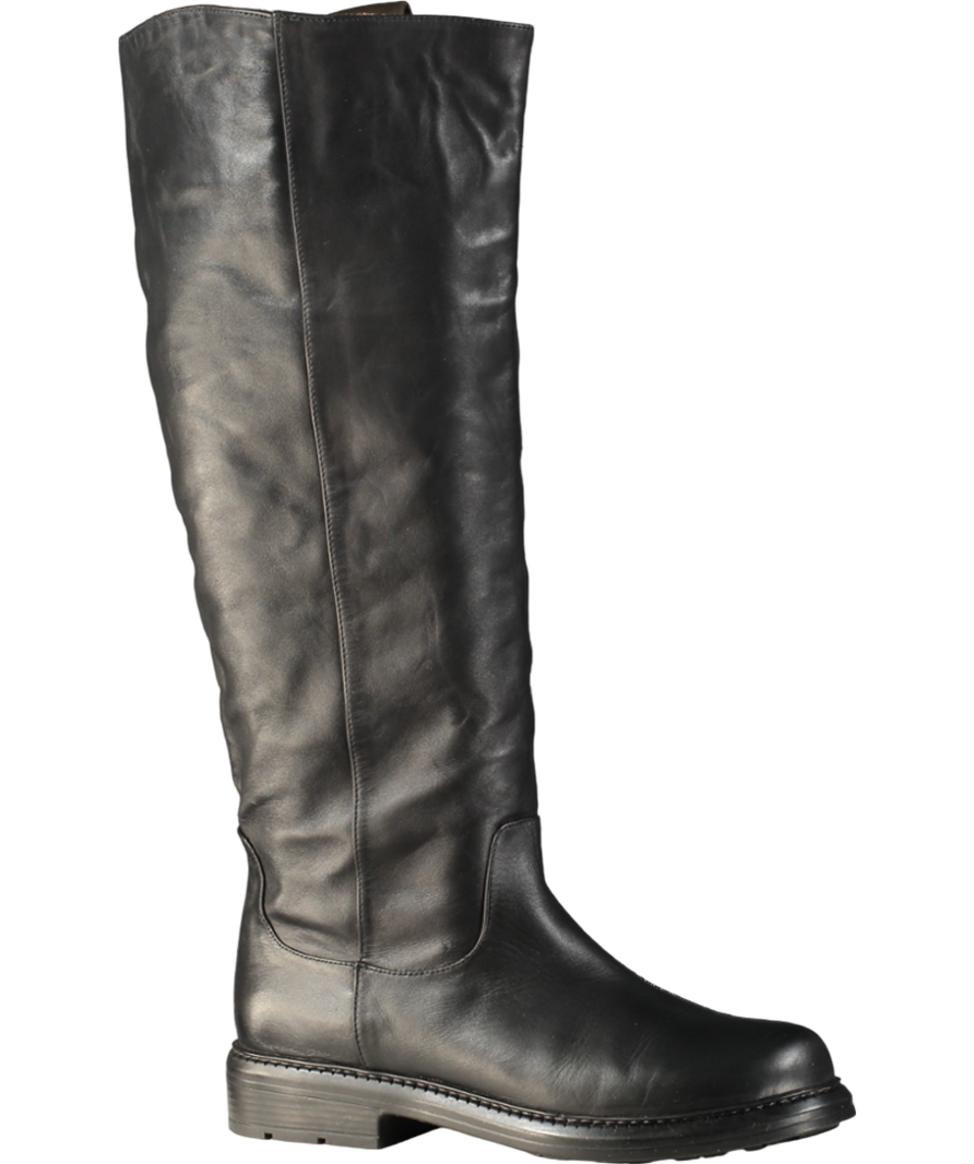 NA-KD Black Knee High Boots UK 6 EU 39 👠