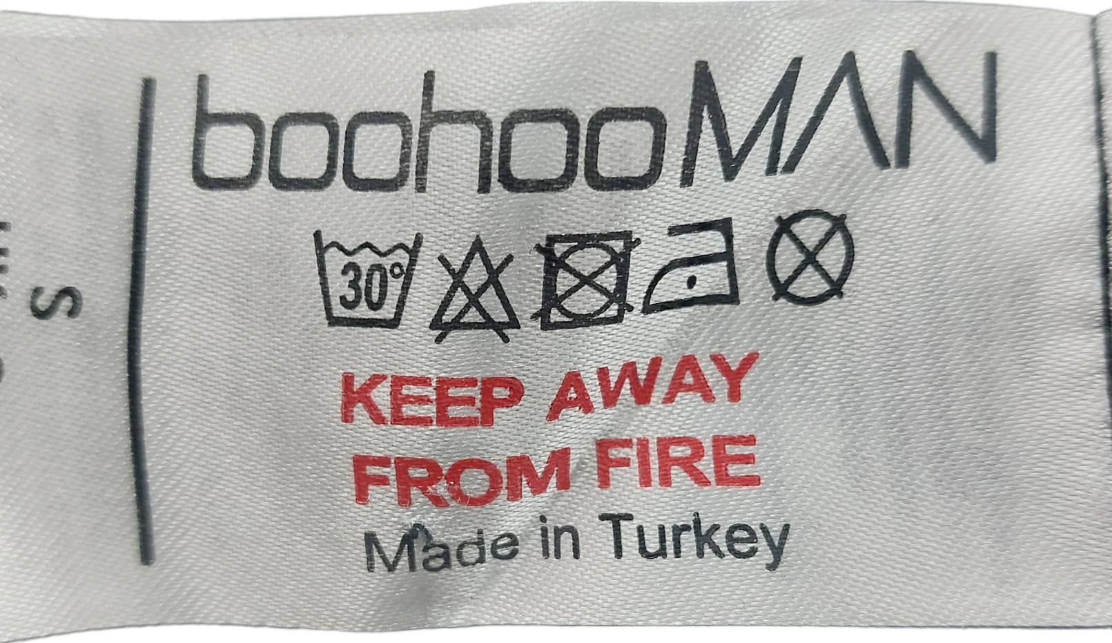 boohooMan Black Checked Flannel Shirt UK S