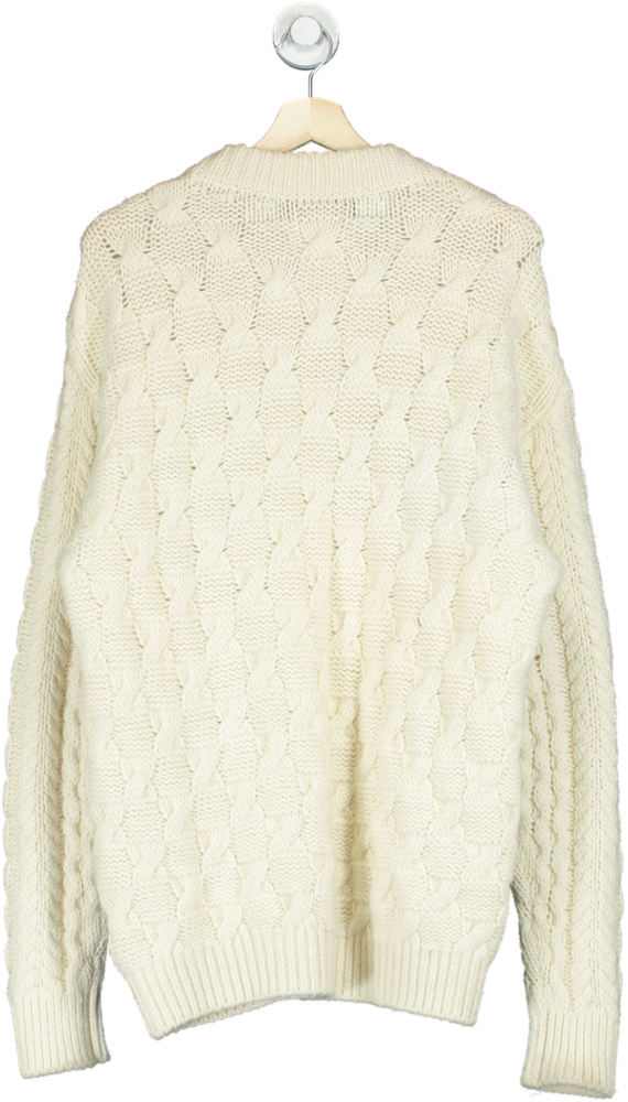 Stella McCartney Cream Cable Knit Jumper UK XS