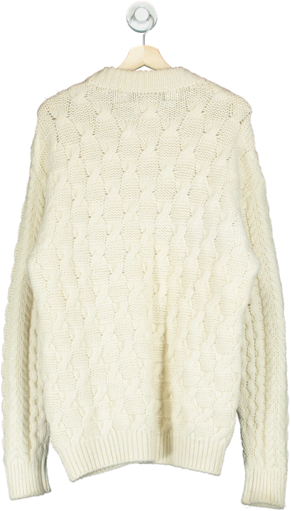 Stella McCartney Cream Cable Knit Jumper UK XS