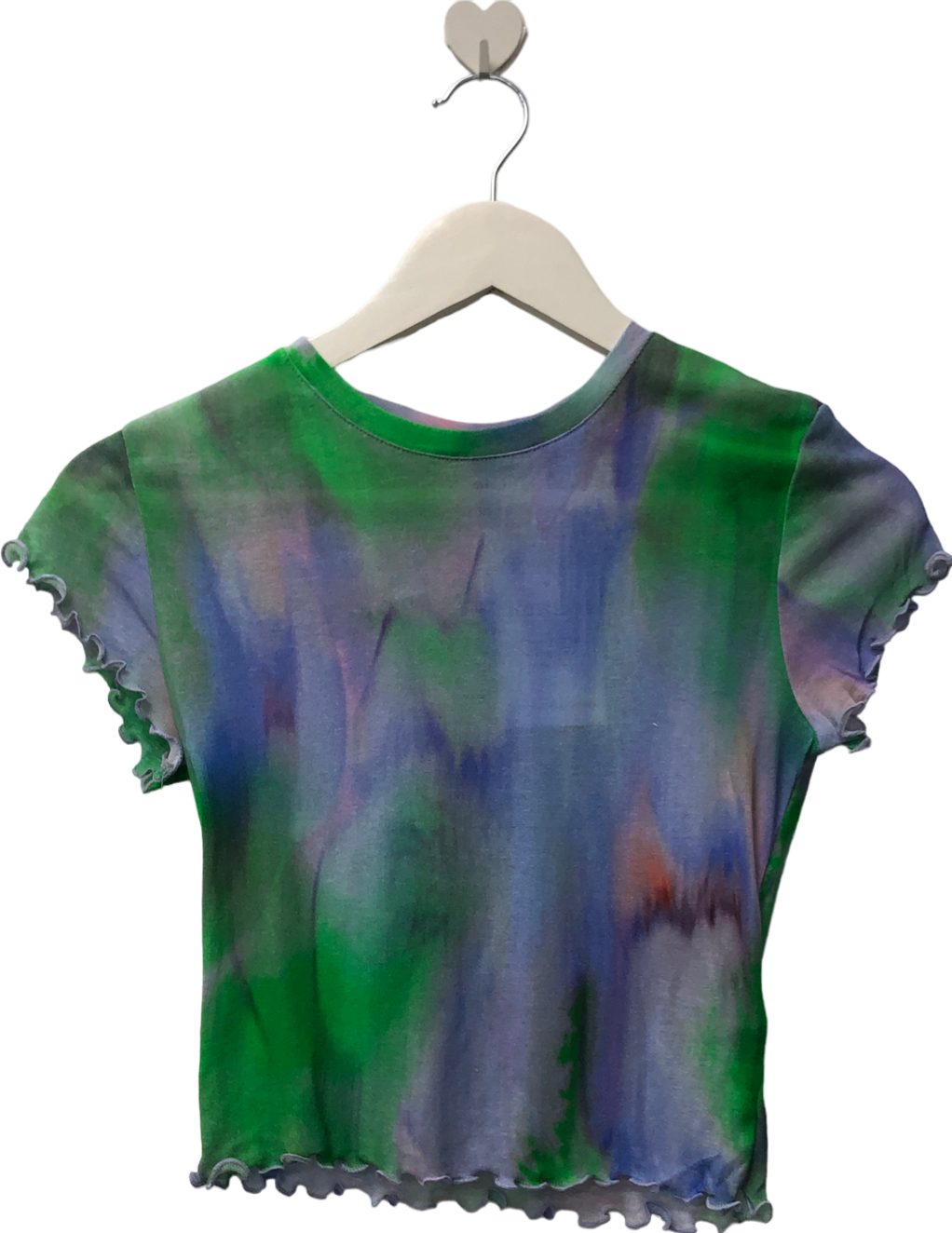 Weekday Multicoloured Sena Printed T-shirt UK S