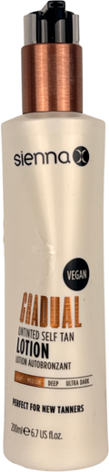 Sienna X Untinted Gradual Self Tan Lotion Universal 200ml