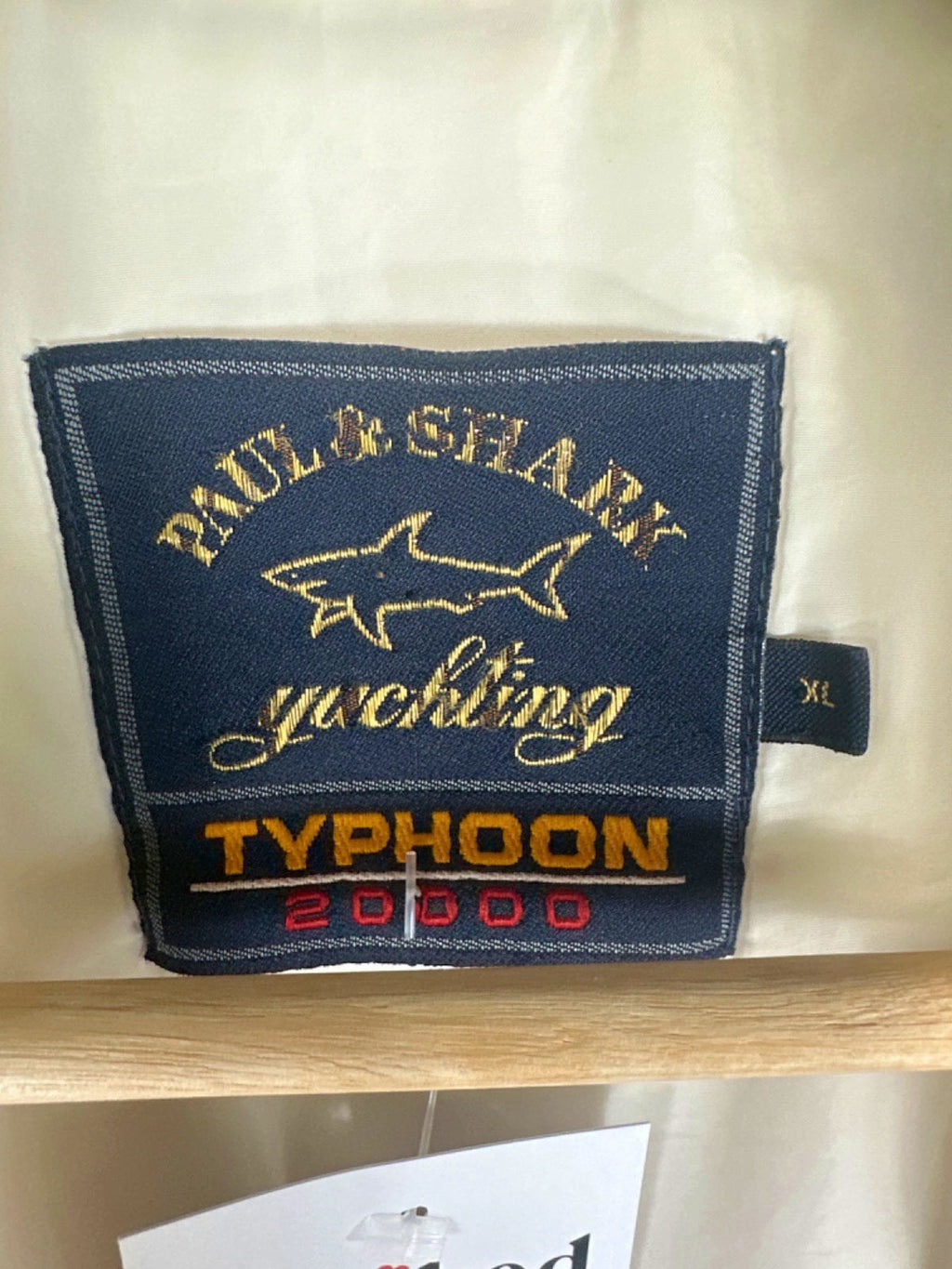 Paul & Shark Beige Typhoon 20000 Yachting Jacket UK XL