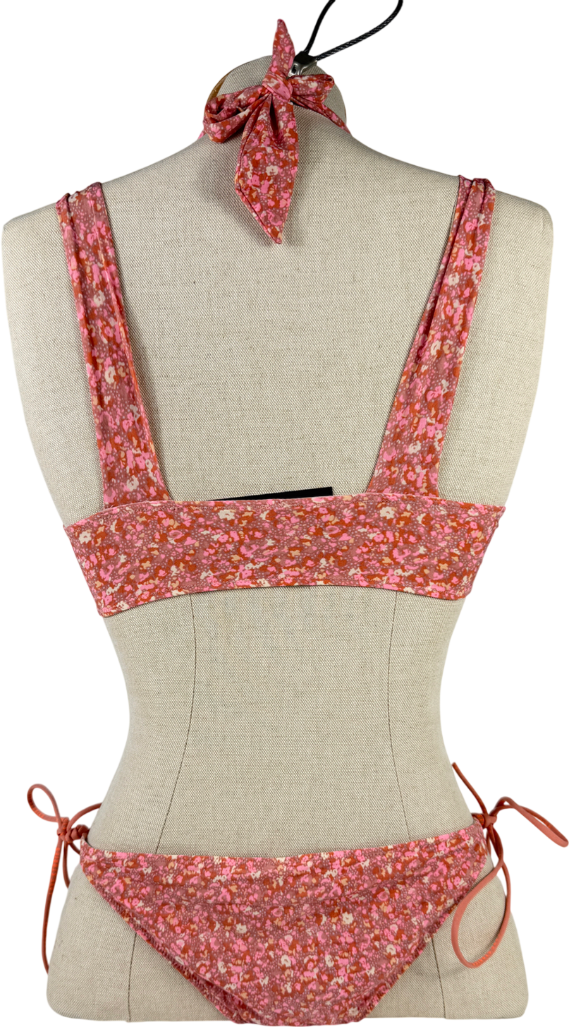 Love Stories Pink Distrust Floral Bikini UK 6