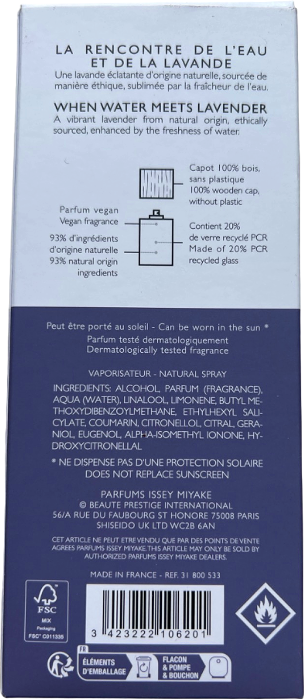 Issey Miyake L'eau D'Issey Pour Homme Eau De Toilette Intense Solar Lavender 50ml