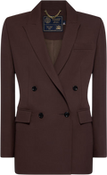 HOLLAND COOPER Brown The Portman Blazer Walnut Twill UK 12