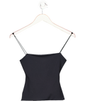KLAYD X Hannah Lewis Black Spaghetti Strap Cami Top UK XS