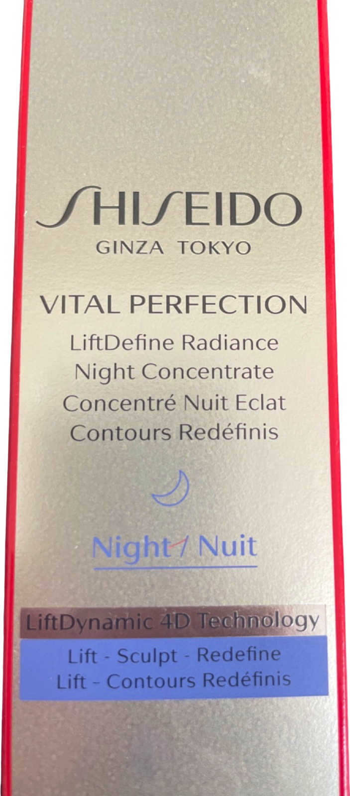 Shiseido Vital Perfection LiftDefine Radiance Night Concentrate Night/Nuit 40ml