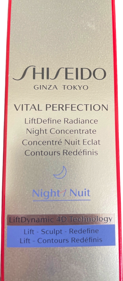 Shiseido Vital Perfection LiftDefine Radiance Night Concentrate Night/Nuit 40ml