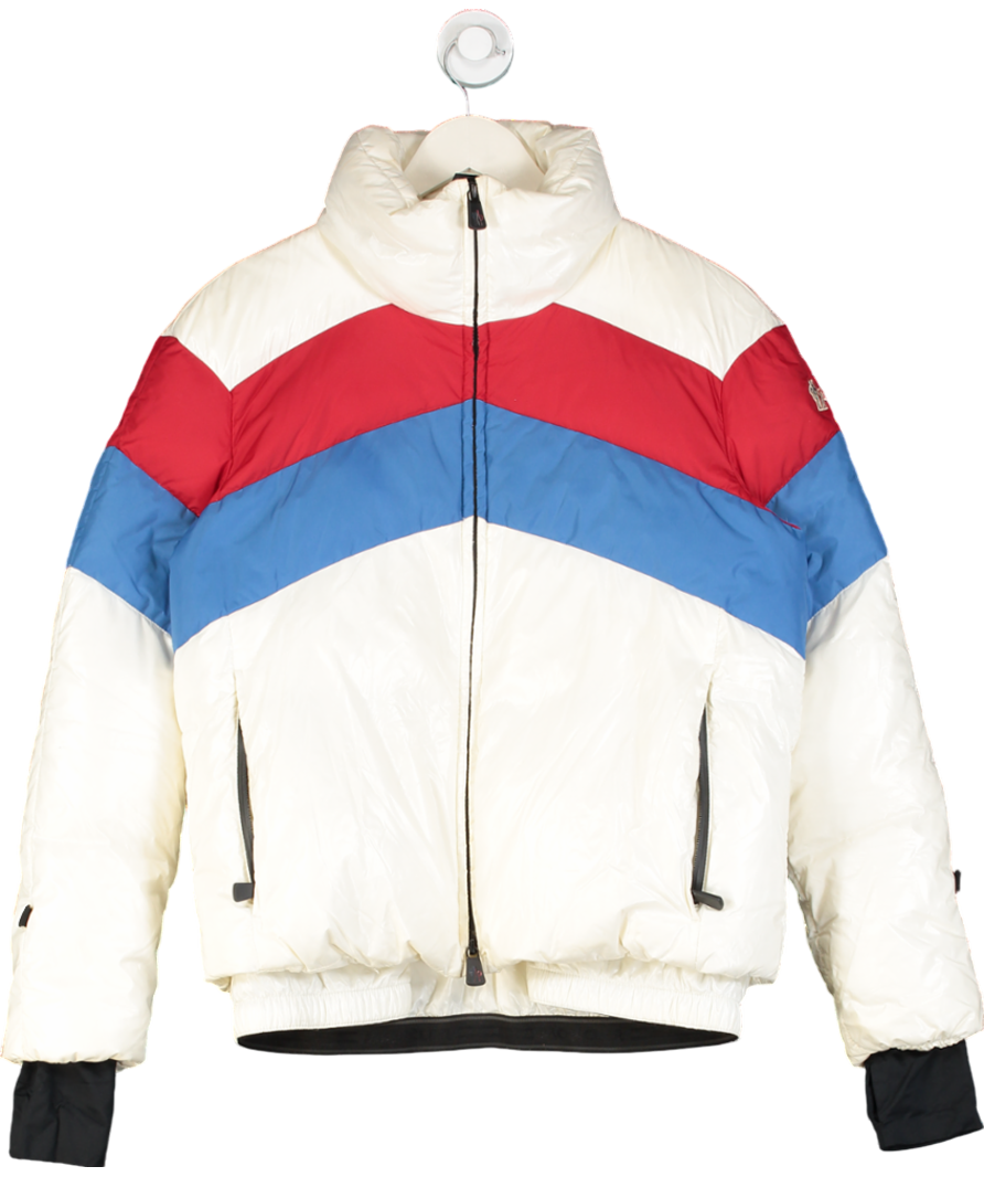 Moncler Cream Down Short Puffer Coat UK M
