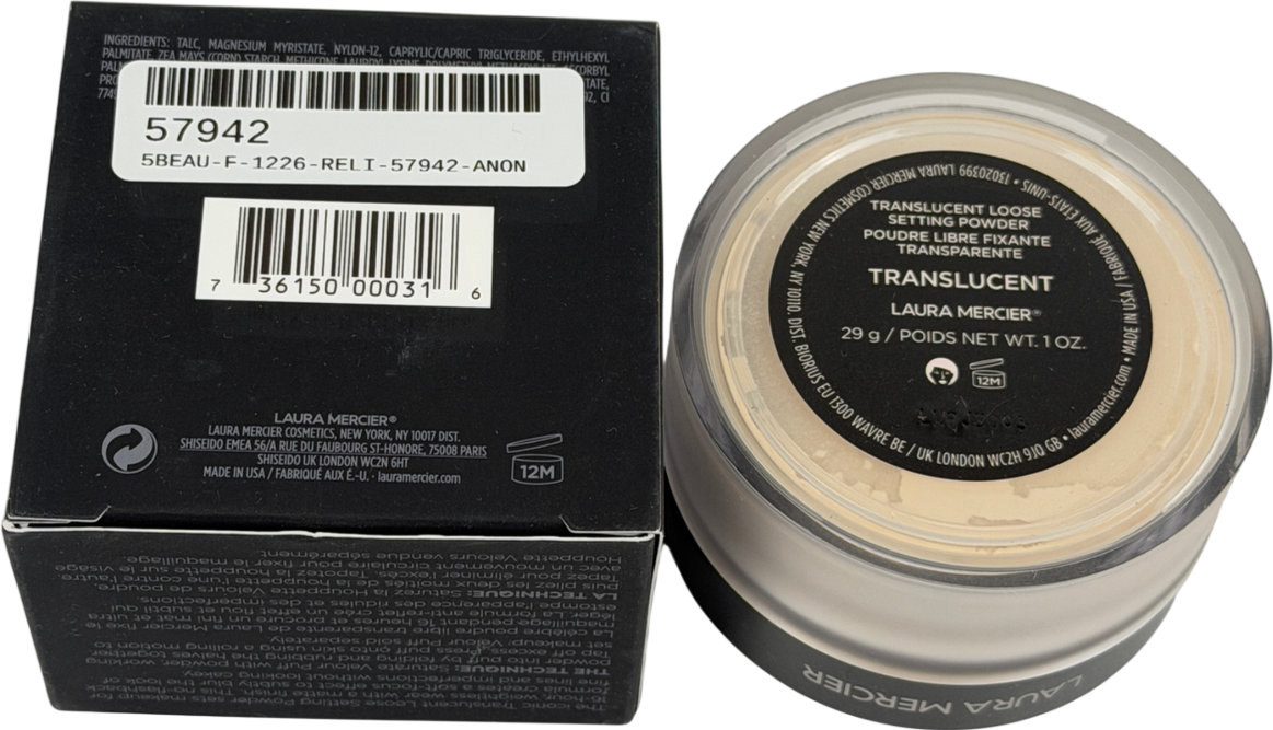 Laura Mercier Translucent Loose Setting Powder Translucent 29g