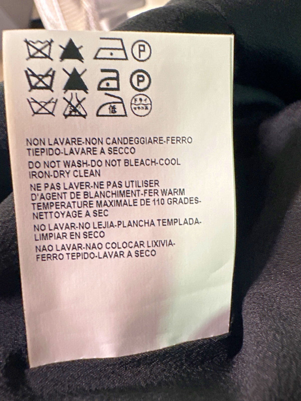 Versace Black Pencil Skirt UK 10