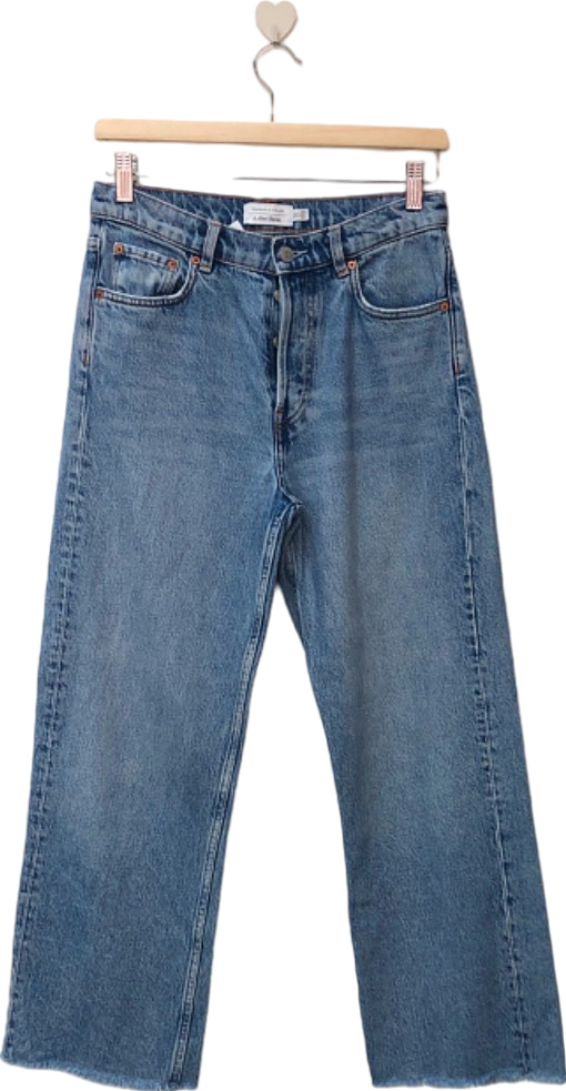 & Other Stories Blue Stockholm Atelier High Waist Jeans UK 10