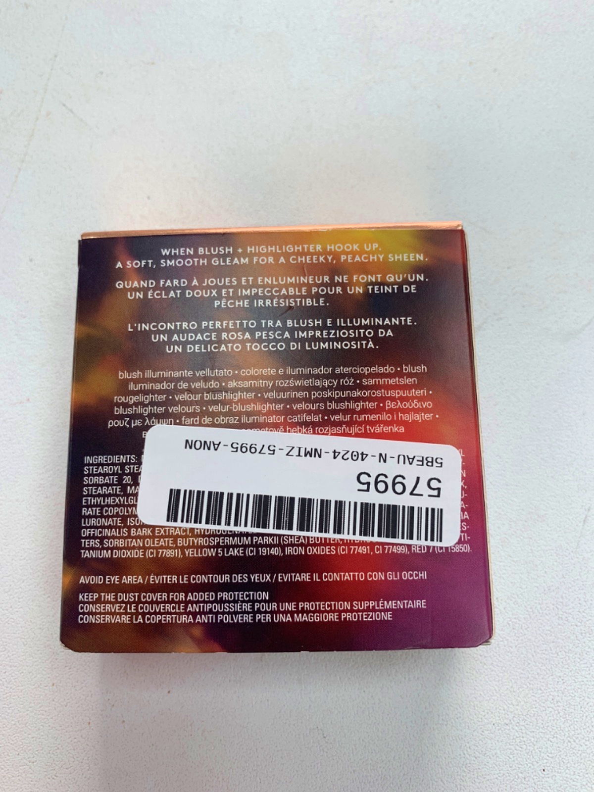 Fenty Beauty Hot Cheeks Velour Blushlighter Bak'd Peach 4.5g