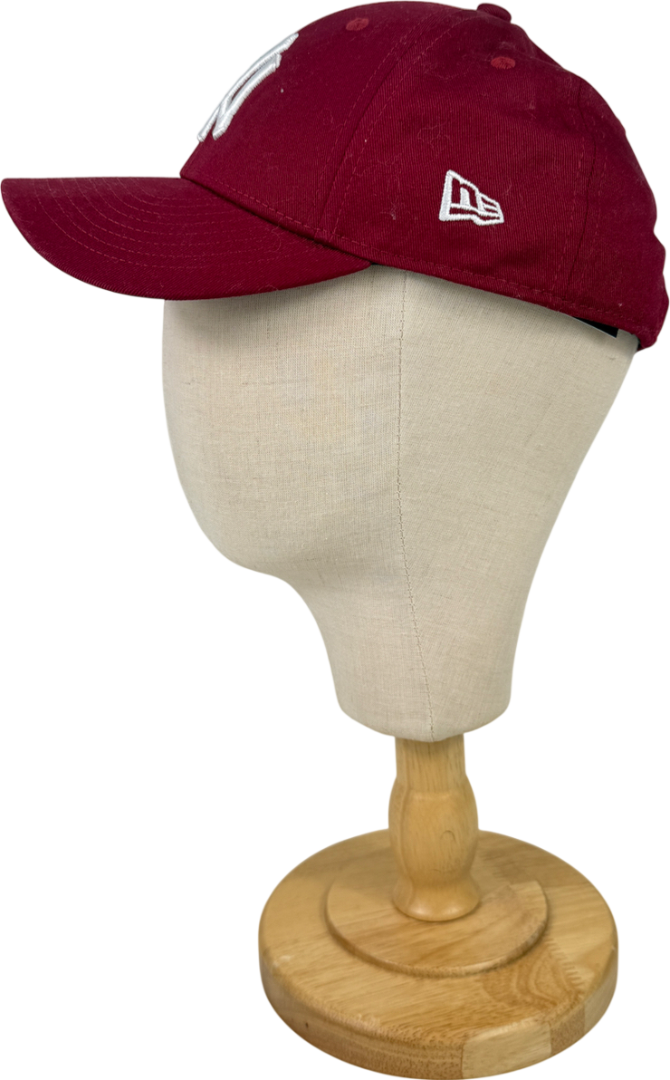 New Era Red Yankees Essential Kids Burgundy 9forty Cap One Size