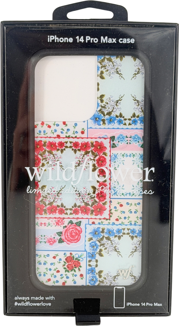Wildflower Multicoloured Iphone 14 Pro Max Case Sweetheart Patchwork One Size