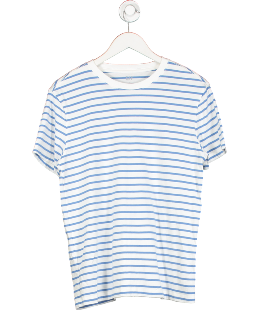 GAP Blue Cotton-modal Crew Neck T-shirt UK S