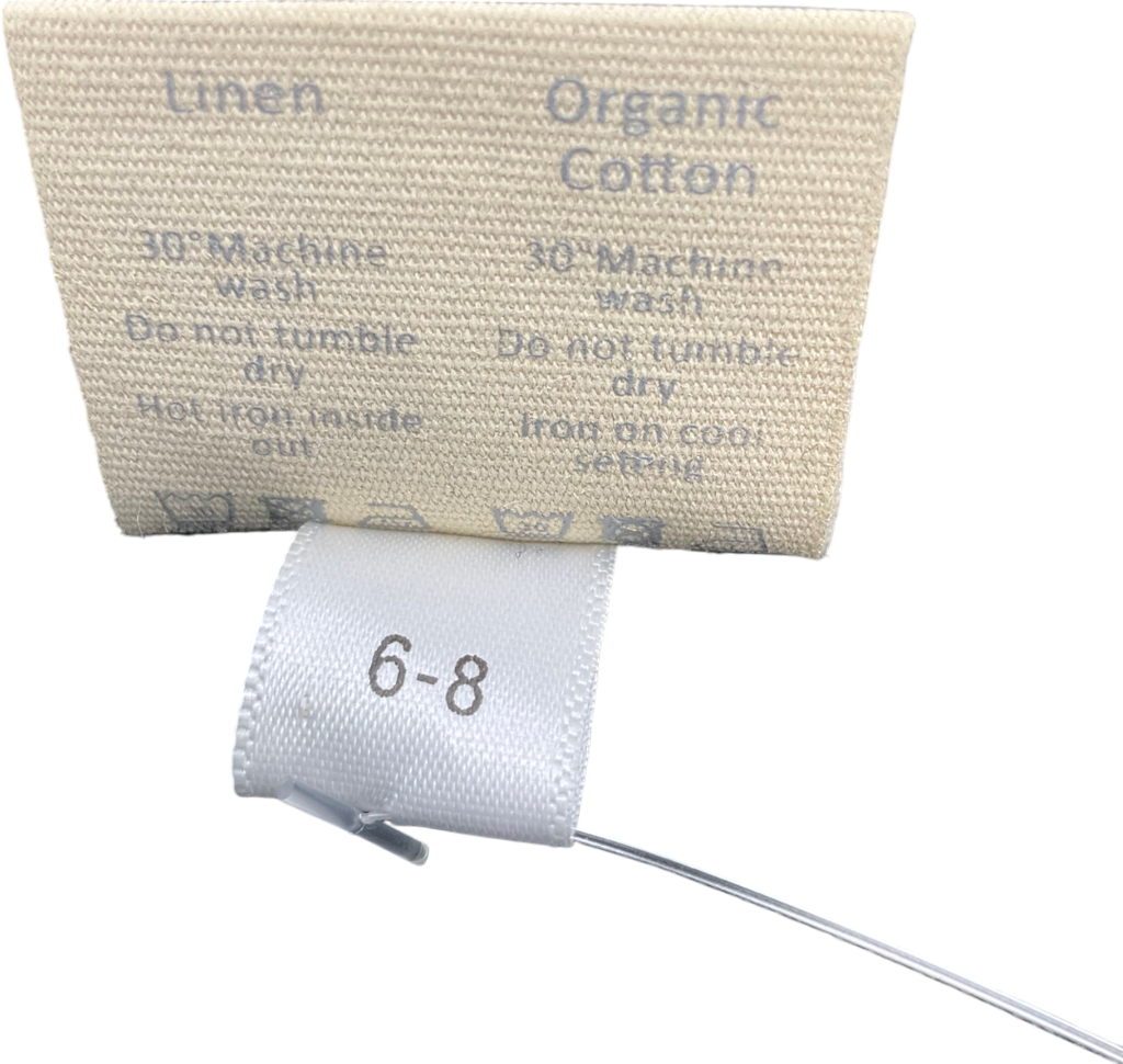 Freya Lillie Black Sadie Linen Bralette UK 8