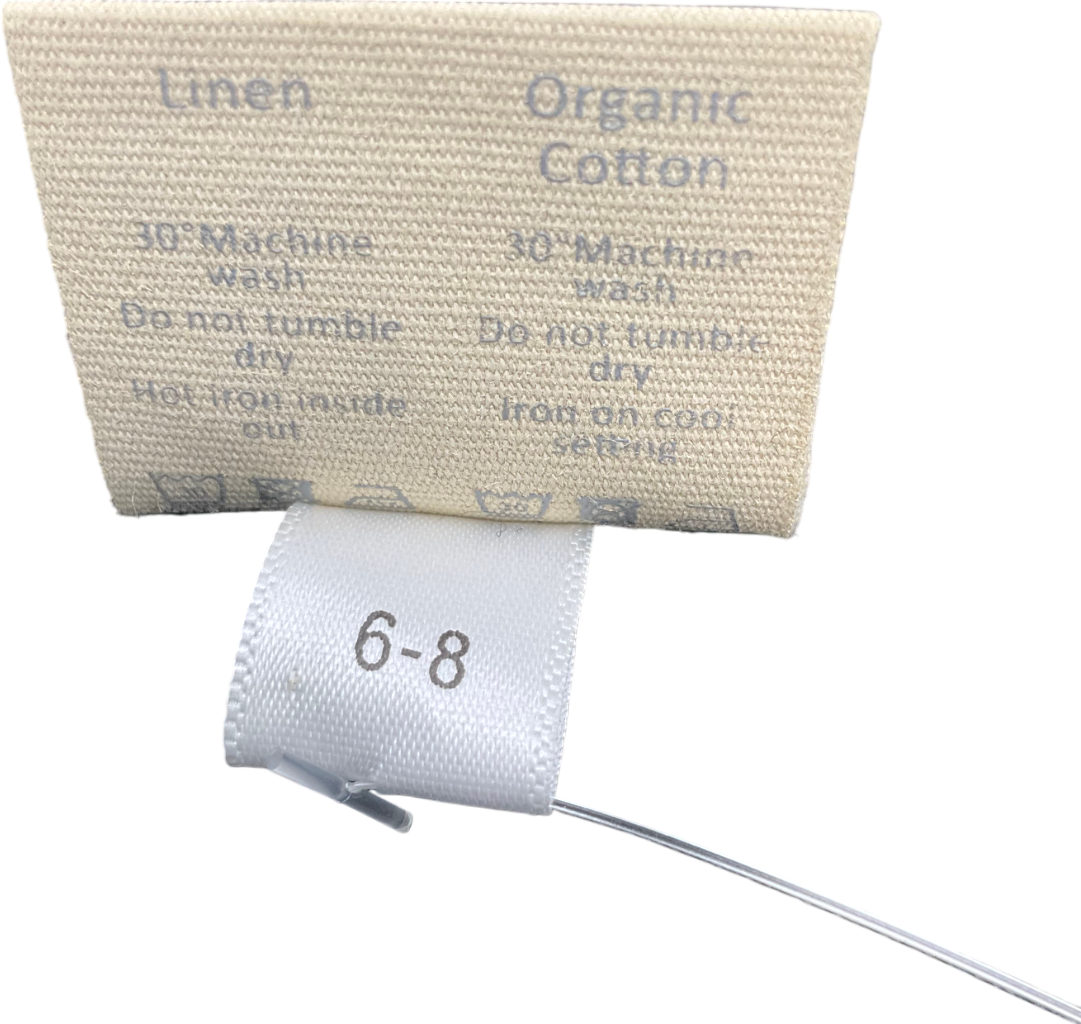 Freya Lillie Black Sadie Linen Bralette UK 8