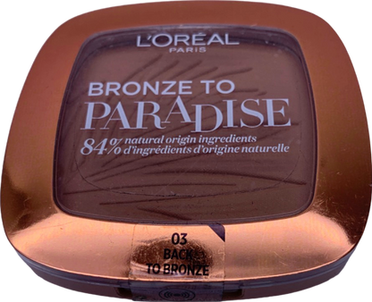 L'Oreal Paris Bronze to Paradise 03 Back to Bronze