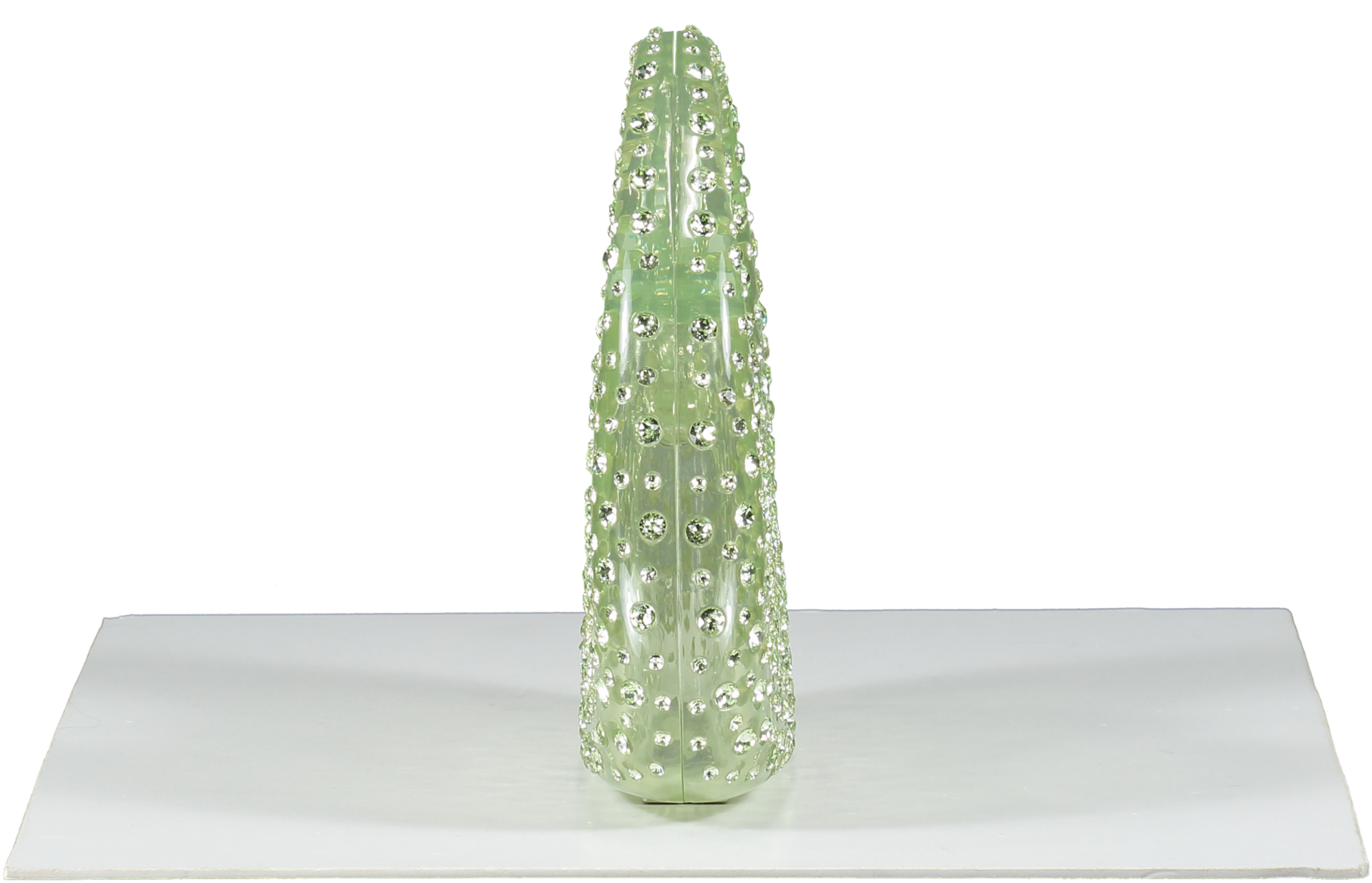 L'alingi Green Mint Meleni Bag Crystal Encrusted Resin Bag One Size