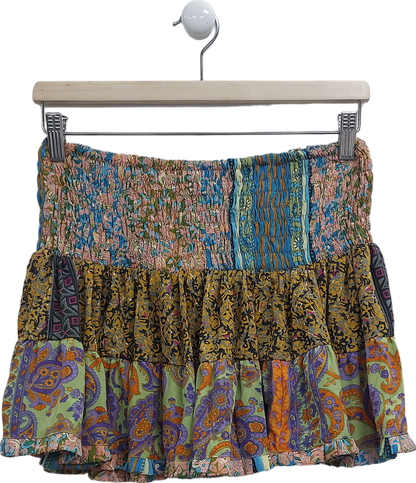 Deepthi SC Multicoloured Ruffle Mini Skirt One Size