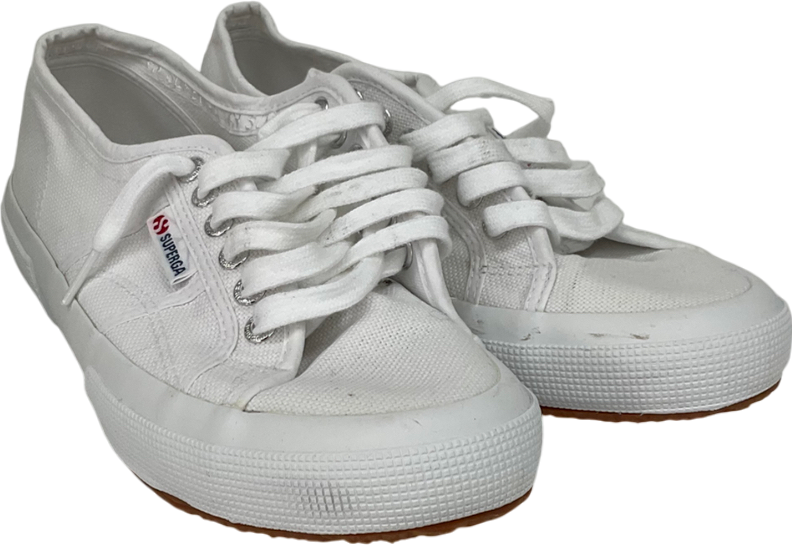 Superga White 2750 Cotu Classic Trainers UK 7 👠