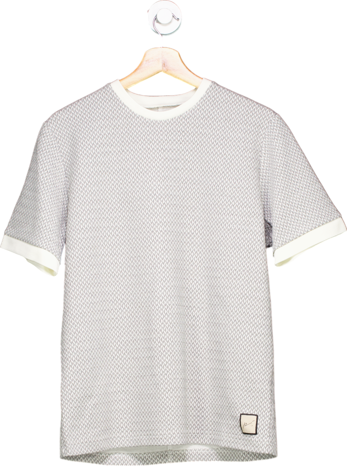 Prevu Grey Webster Ss Crew T-shirt UK L