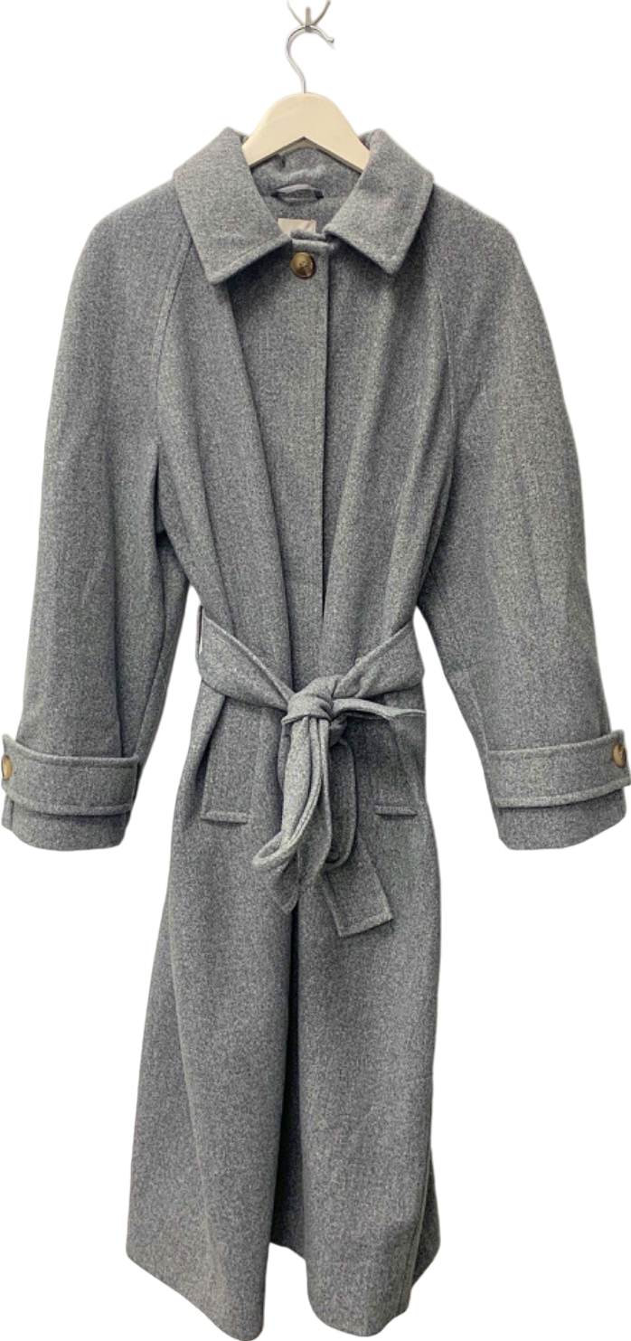 Tu Grey Belted Coat UK 18