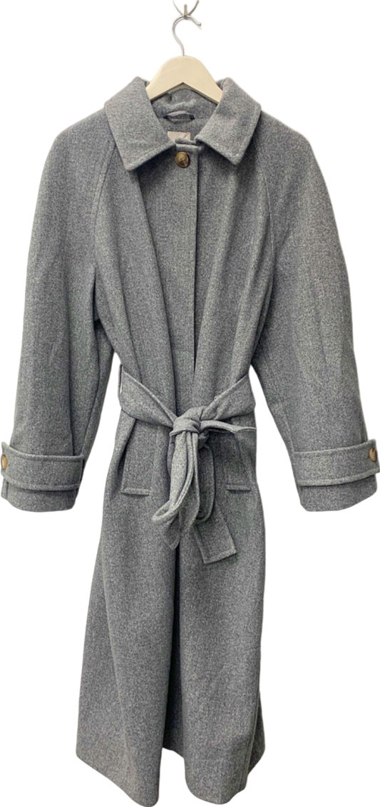 Tu Grey Belted Coat UK 18