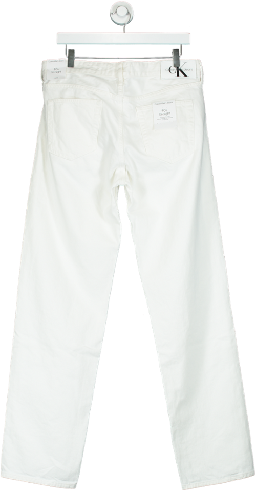 Calvin Klein White Slim Fit Jeans W30