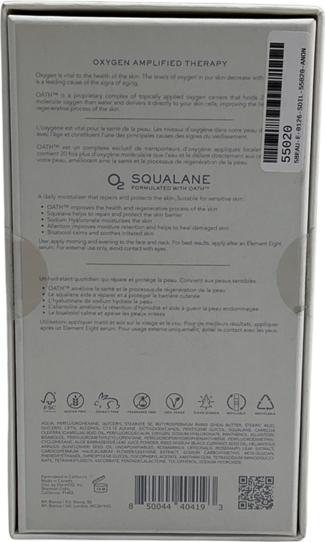 Biorius O2 Squalane Repair Protect Cream 30ml