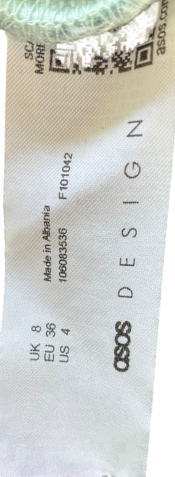 ASOS Sequin Twist Maxi Beach Skirt Co Ord In Soft Blue & Twist Bandeau Top UK 8