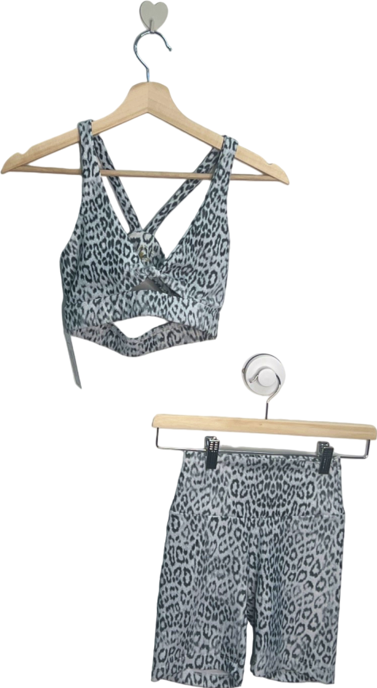 SKATIE Leopard Two-Piece Sports Set UK XS