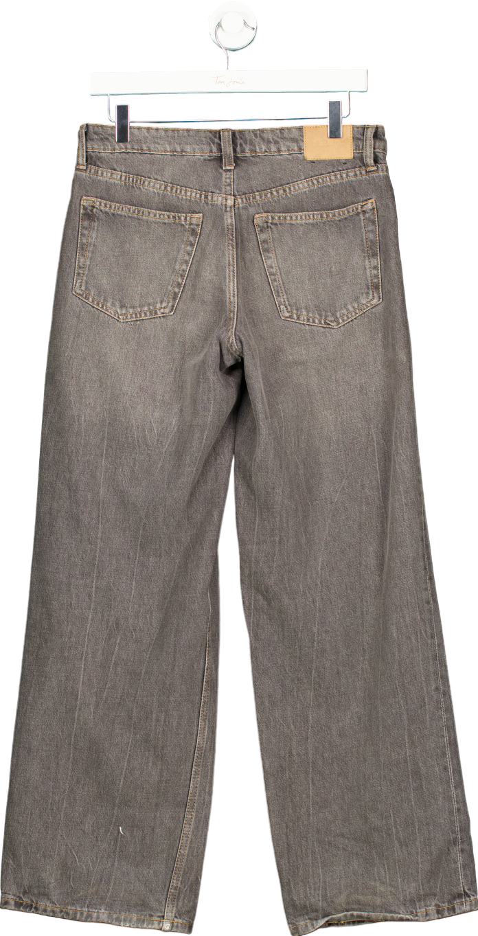 Weekday Grey Ample Low Loose Jeans W27 L32