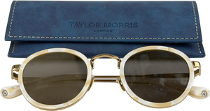 Taylor Morris Nude Zero Sunglasses In Ivory