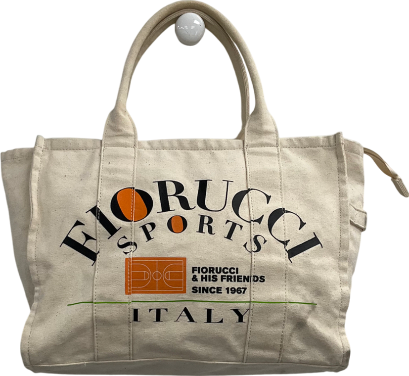 FIORUCCI Cream Canvas Tote One Size