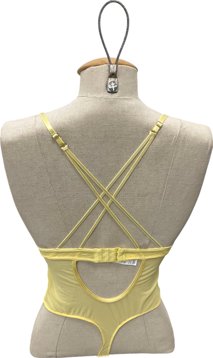 hunkemoller Yellow Isabelle Body Suit UK 6