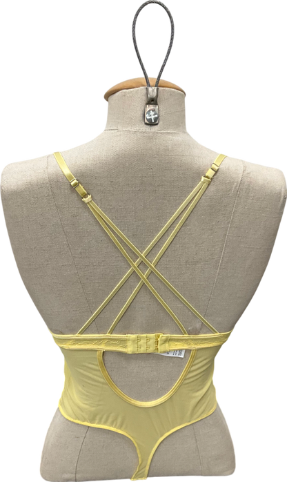 hunkemoller Yellow Isabelle Body Suit UK 6