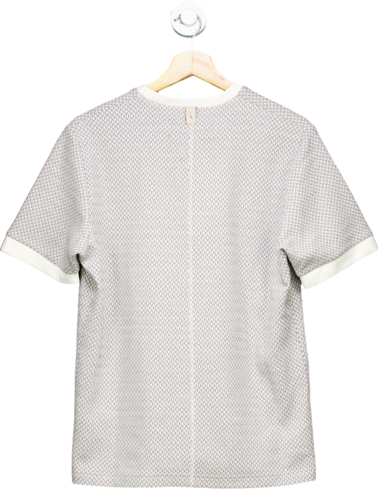 Prevu Grey Webster Ss Crew T-shirt UK L